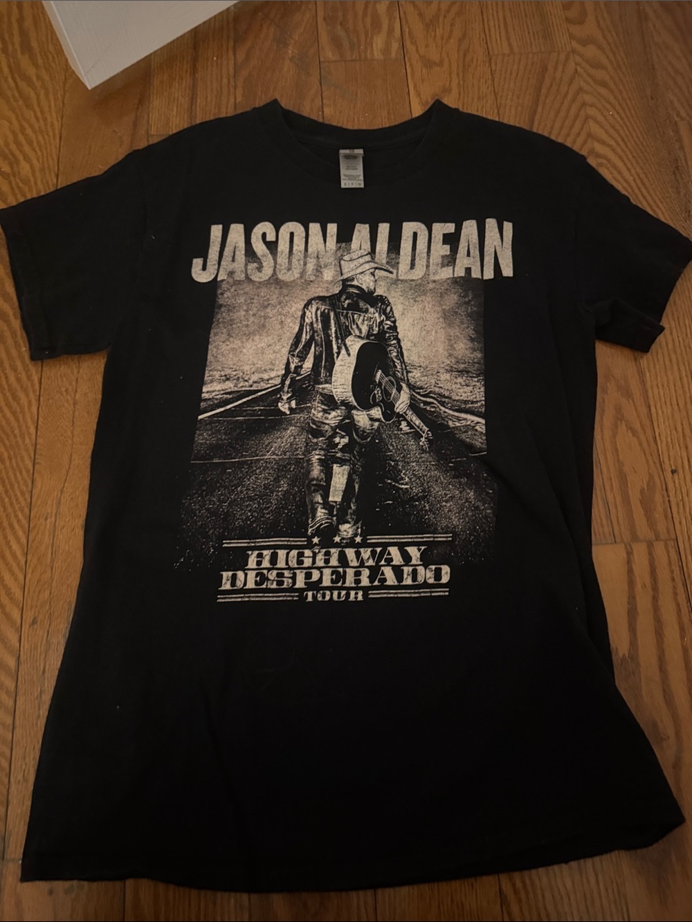 Jason Aldean Highway Desperado Tour Black Graphic Tee